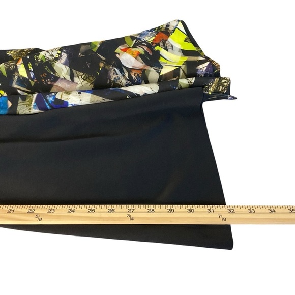 Milly Black and Multicolor Patterned Dress - Picture 11 of 11